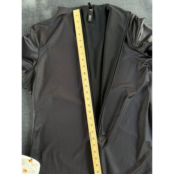 NEW SKIMS 4X Black Long Sleeve Full Body Jumpsuit Stretch Comfort Sexy Catsuit - Picture 6 of 13